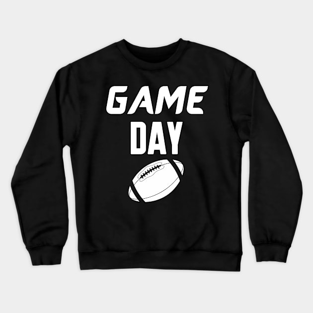 Game Day Football Crewneck Sweatshirt by Work Memes